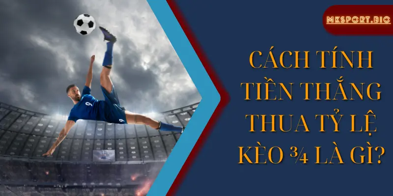 Cách tính tiền thắng thua tỷ lệ kèo ¾ là gì?